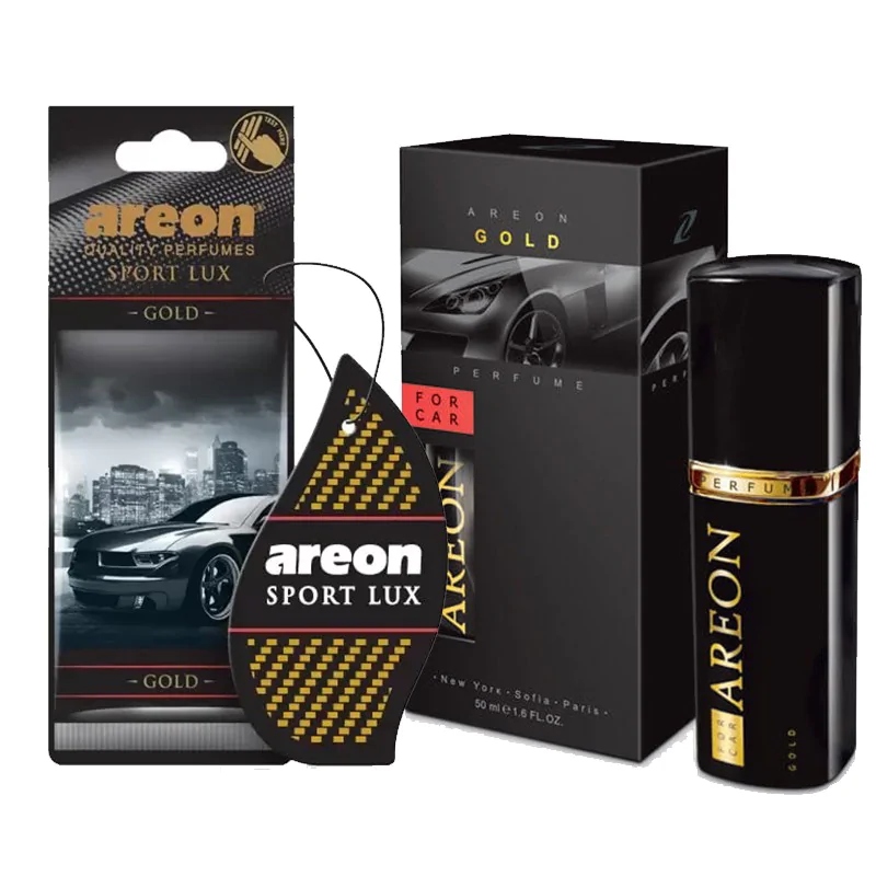 

Areon Gold 50ml Perfumy do samochodu 2 zawieszki
