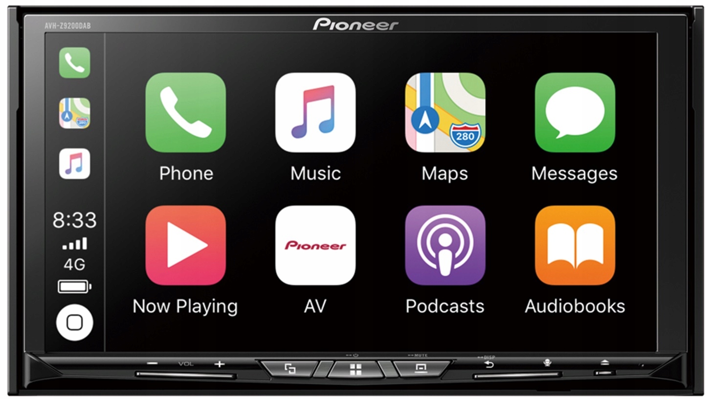 Wi-Fi autorádio Android CarPlay Zelená hora Pioneer AVH-Z9200DAB