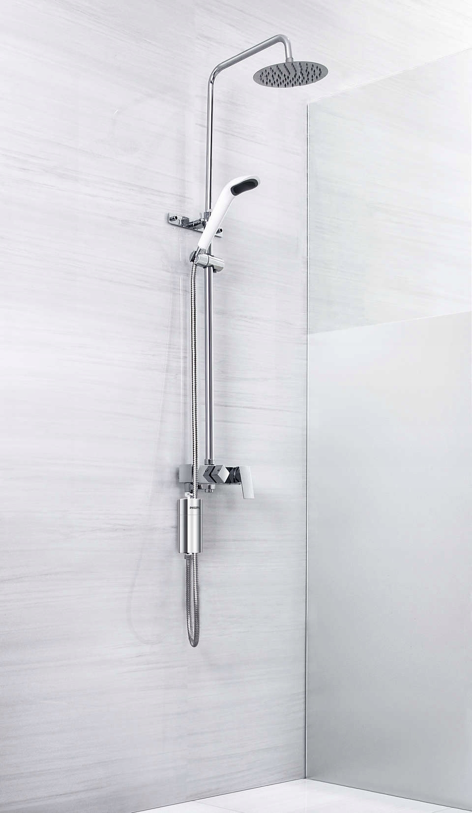 Filtr prysznicowy do wody Philips AWP1775CH Szerokość produktu 6.6 cm