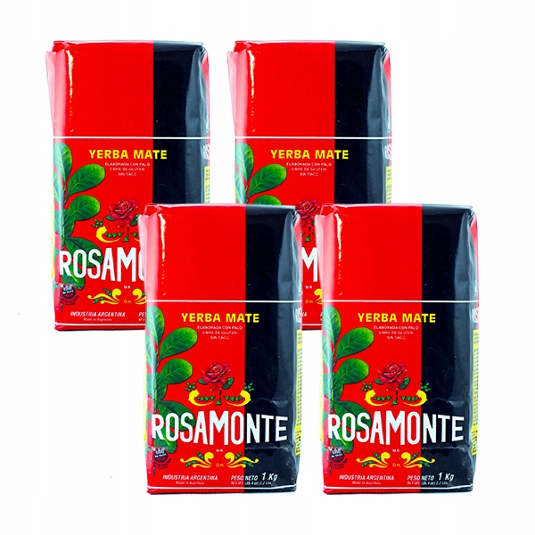 Levně Yerba Mate Rosamonte Tradiční Elaborada 4 x 1 kg