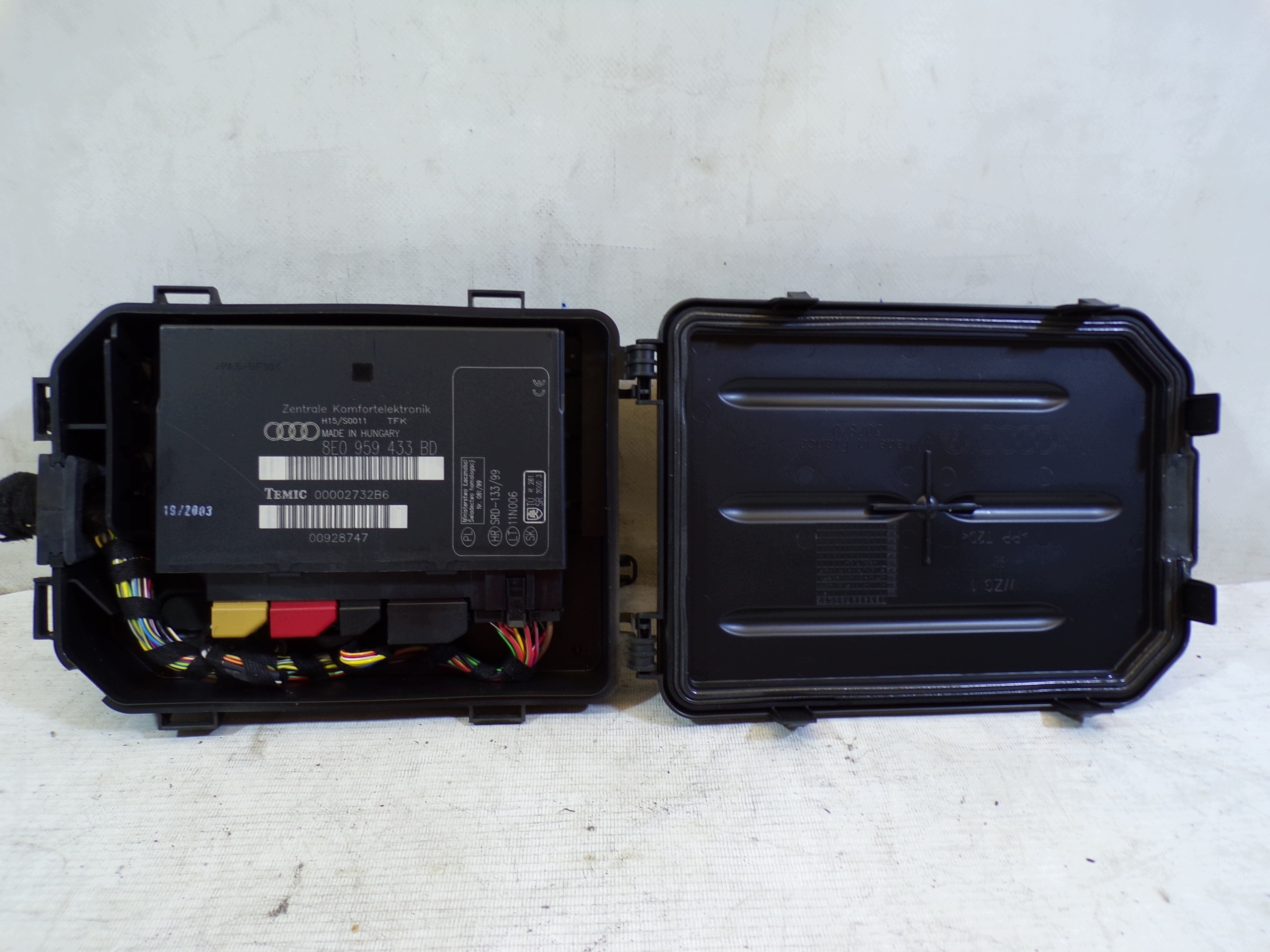 comfort control unit AUDI A4 B6 / B7 8E0959433BD
