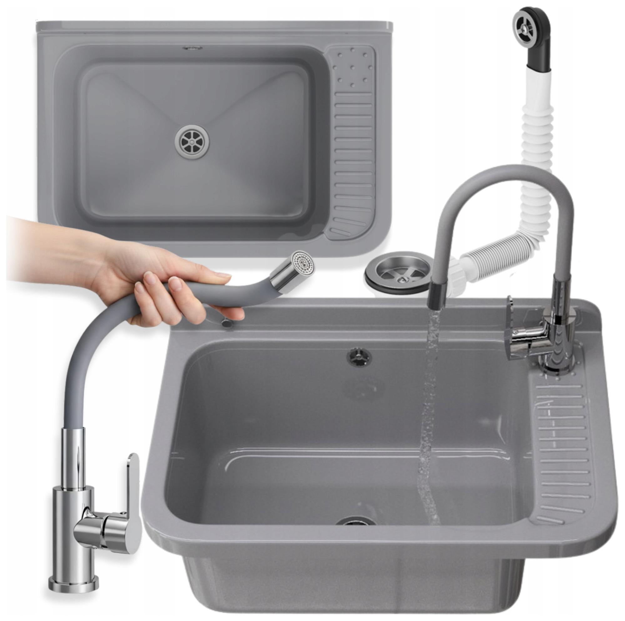 Technický Dřez komora šedá velká garáž prádelna sada s baterií