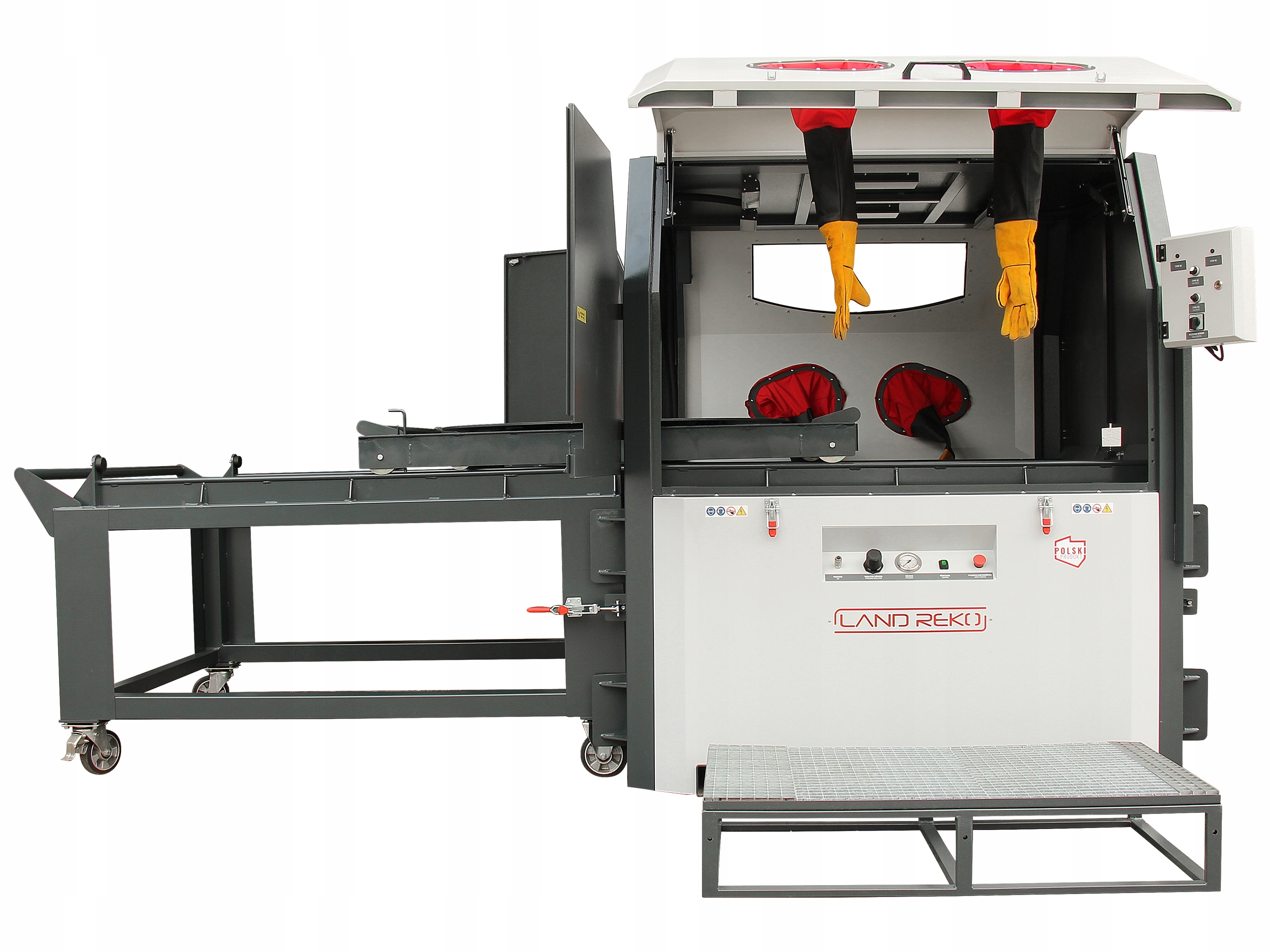 PIASKARKA KABINOWA DUŻA Z WÓZKIEM PÓŁAUTOMAT 2500 Rodzaj kabinowa