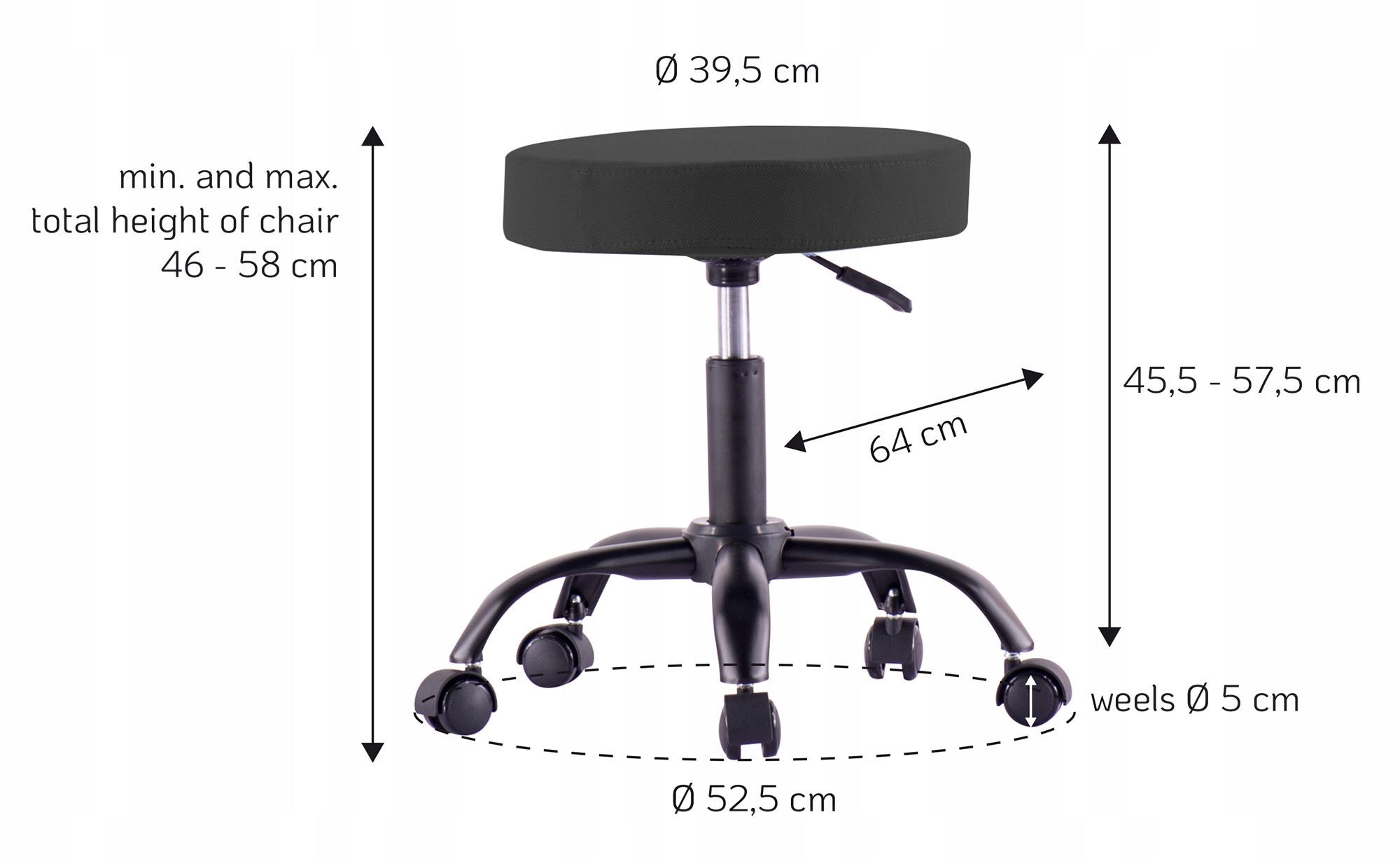Вращающийся Табурет Для Верстака Регулируемый