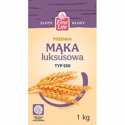 Levně Fine Life Pšeničná mouka luxusní typ 550 10 x 1 kg