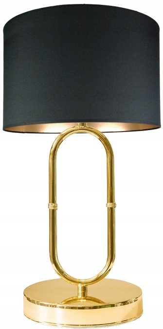 Stolní Lampa Zlatá, Černá, Černá, Se Zlatým Vnitřkem, Moderní