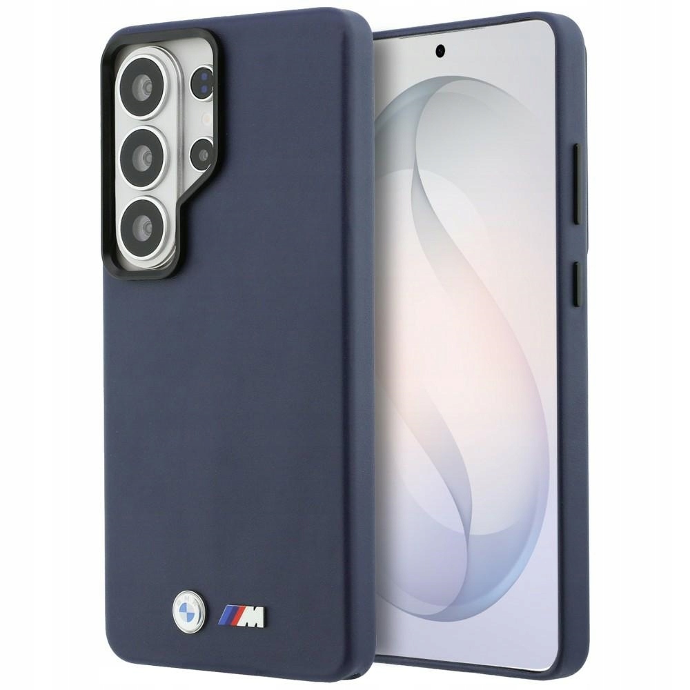 Pouzdro Bmw M Metal Logo MagSafe pro Samsung Galaxy S26 Ultra tmavě modré