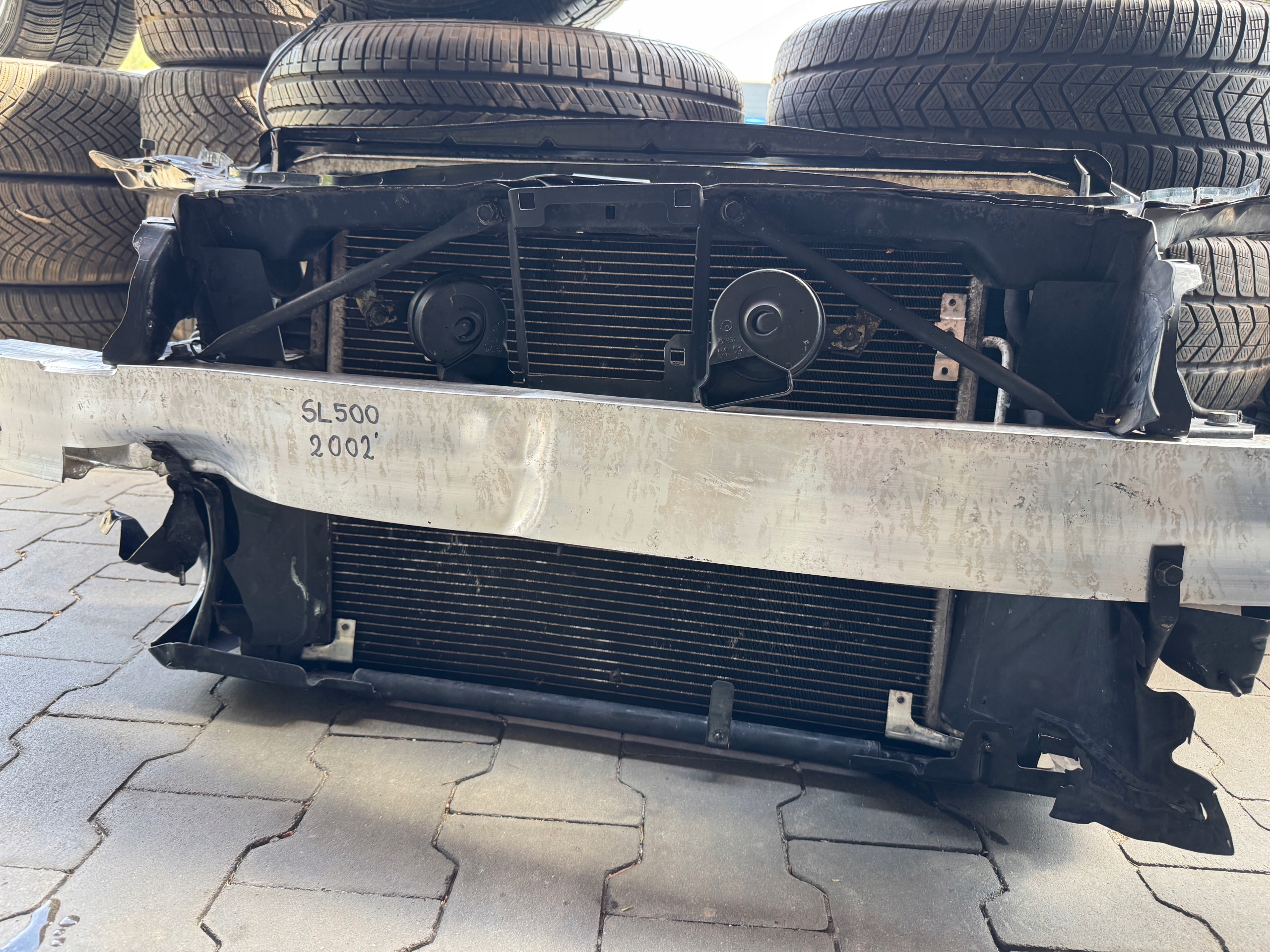 front body wall front sider radiator MERCEDES SL 500 R230