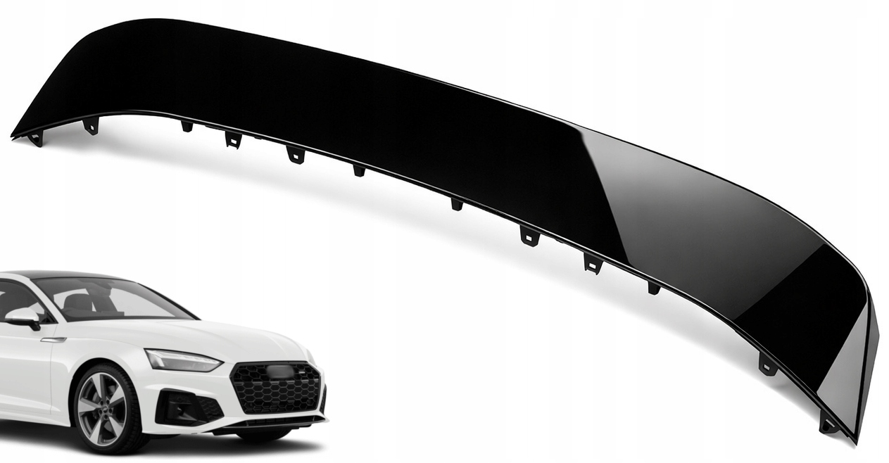 Přední Spoiler Audi A5 8W6 Lift S-line S5 19-25 Warga, Nástavec Černý