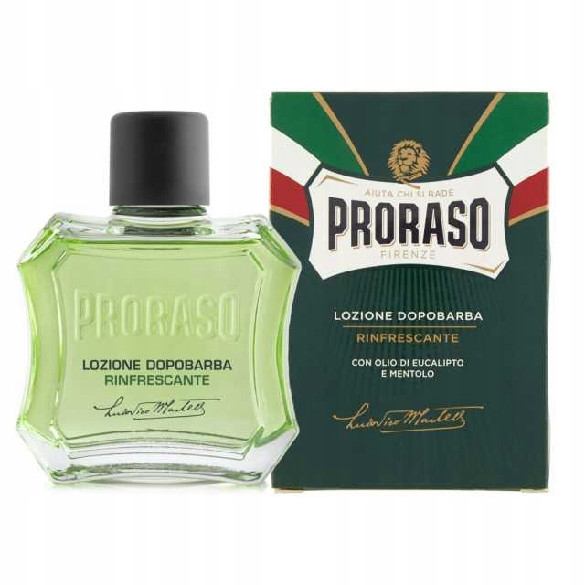 Proraso woda po goleniu seria zielona eukaliptus