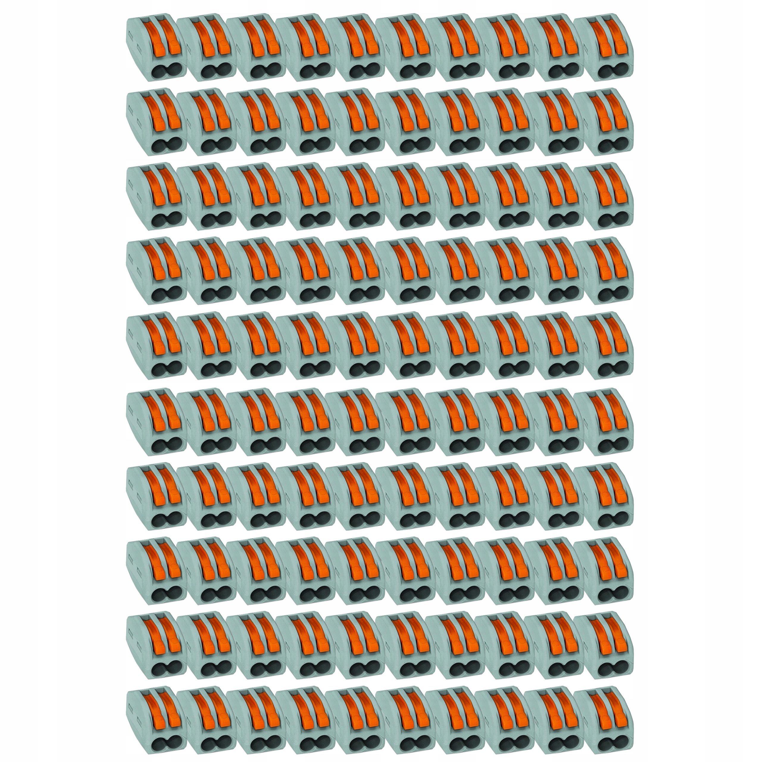 

100x Wago Szybkozłączka 222-412 Na Drut 2x0,08-4mm