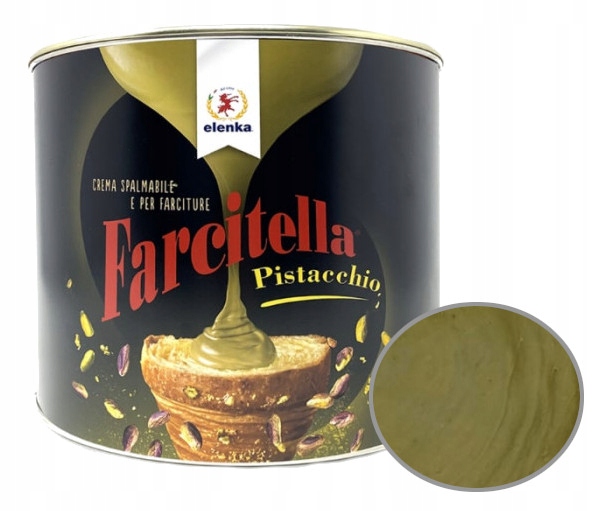 Krem Farcitella Pistacchio zawartość 20% pistacji 8 kg
