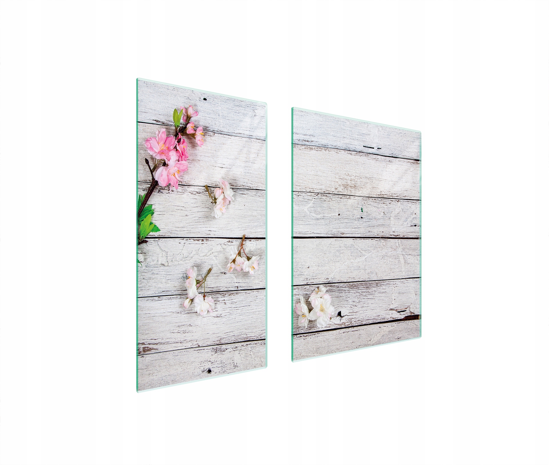 Skleněná Ochranná Deska 75x52 Dřevo Tvrzené Sklo