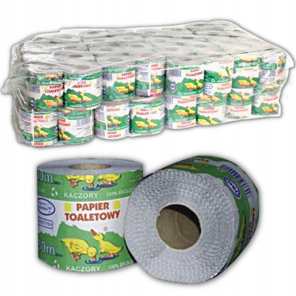 

Papier toaletowy szary 100 % ekologiczny Pakiet