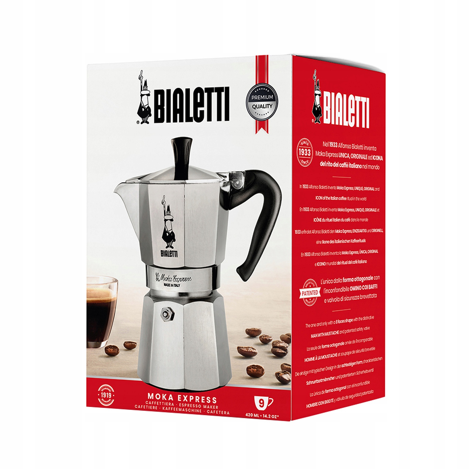 Kávovar Bialetti Moka Express 270 ml 6 tz
