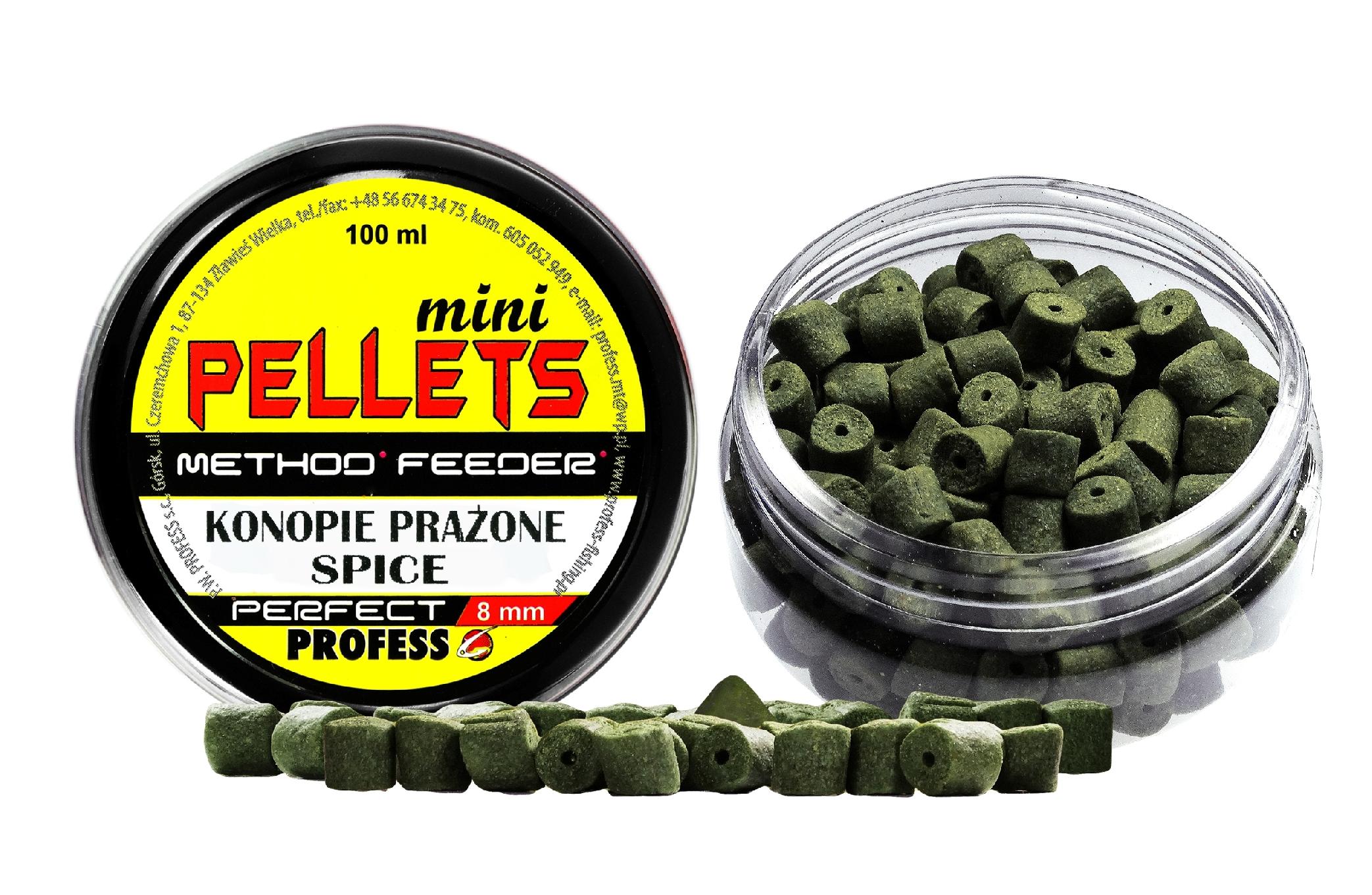 PROFESS MINI PELLET - KONOPIE PRAŻONE - SPICE 8mm