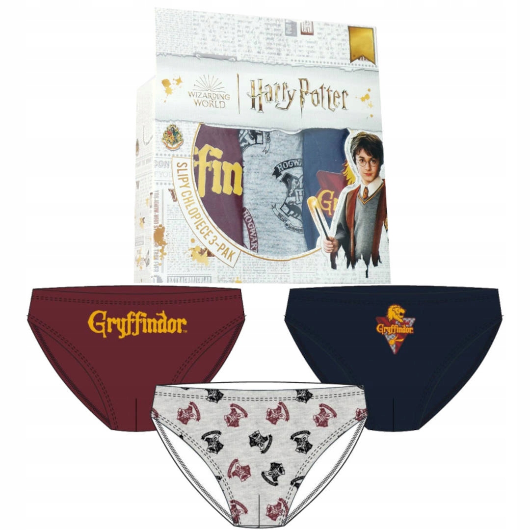 

Majtki Slipy Chłopięce 3-PAK Harry Potter 122/128