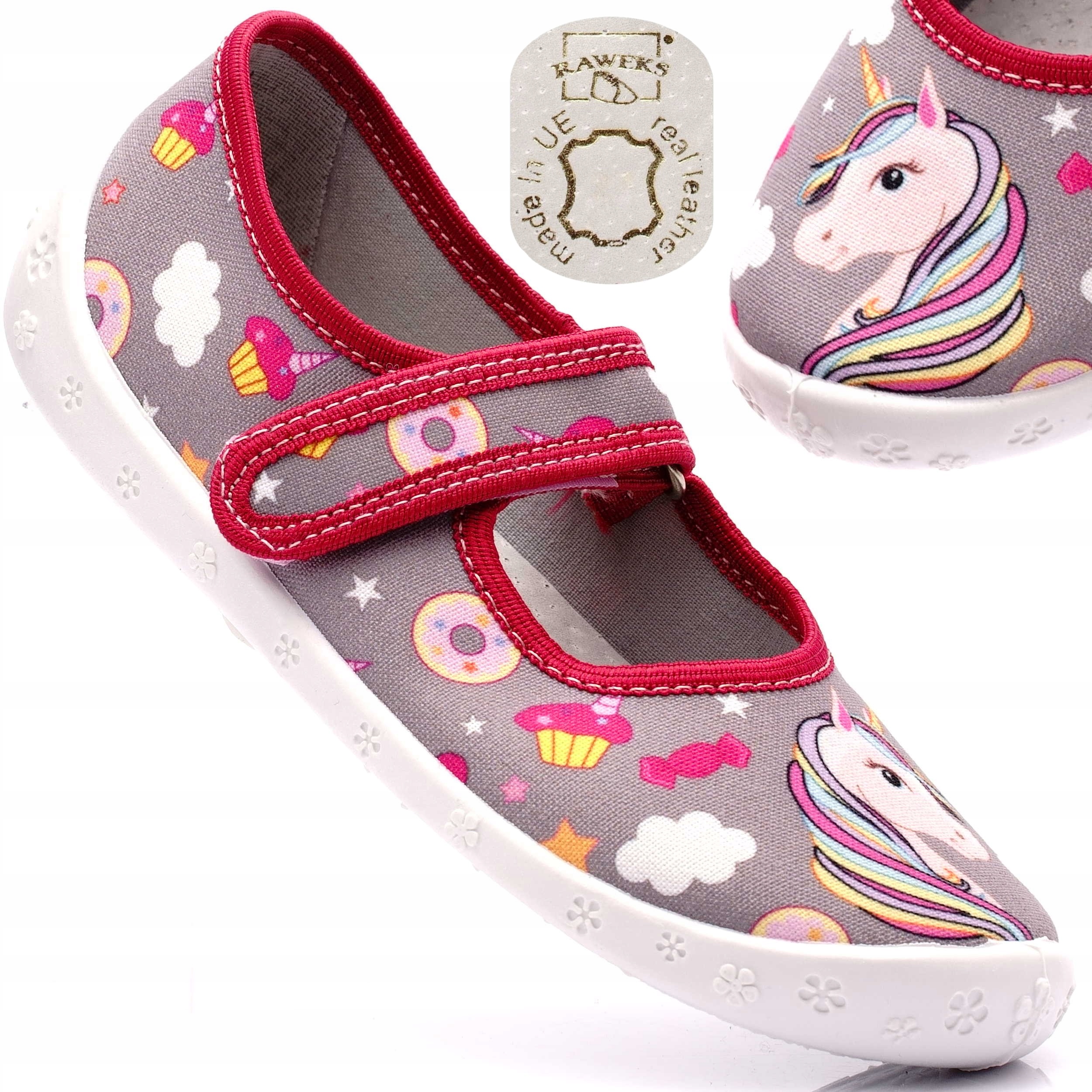 

Raweks Kapcie Dziecięce buty z wkładką skórzaną 30