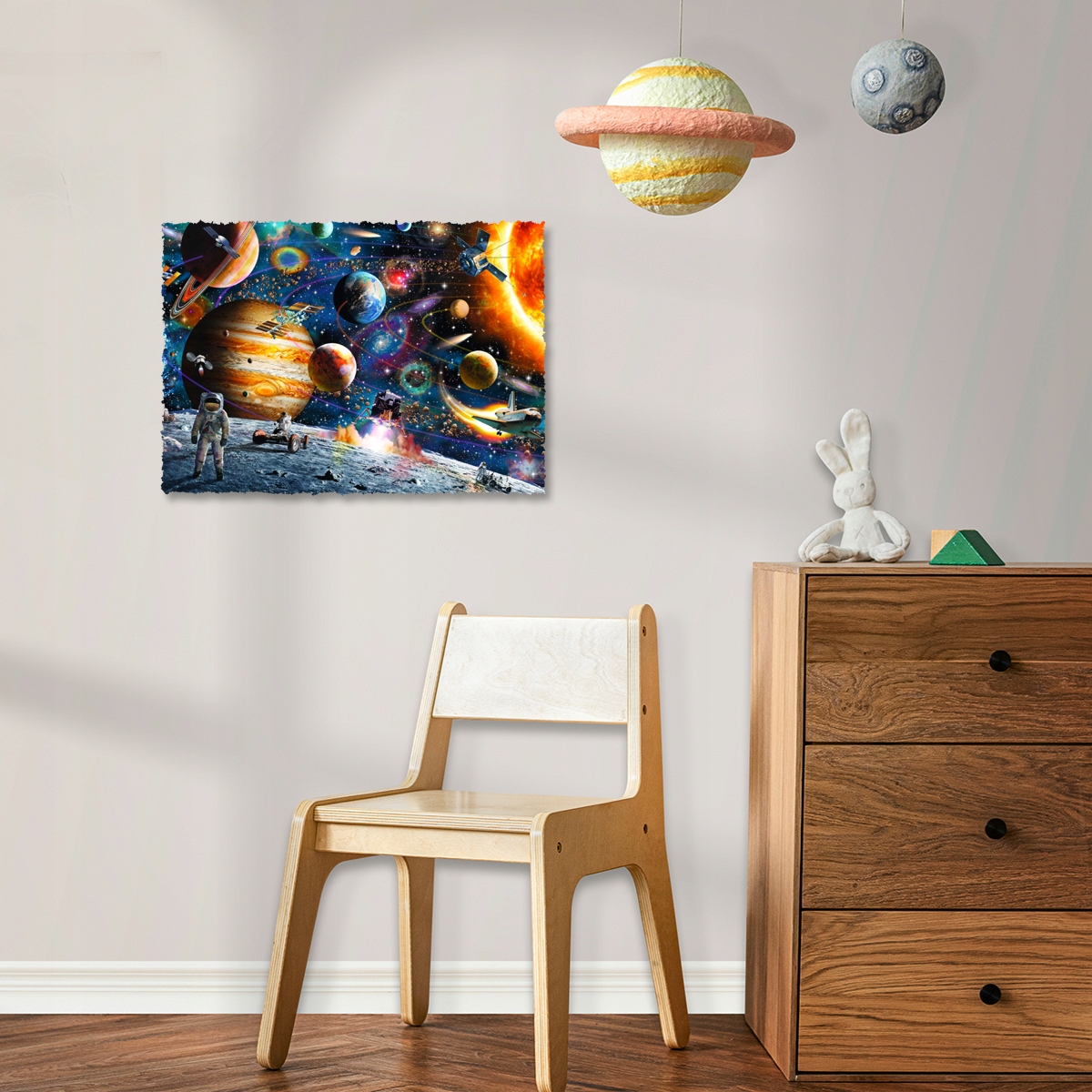 Puzzle drewniane KOSMOS Outer Space 240 elementów Liczba elementów 240