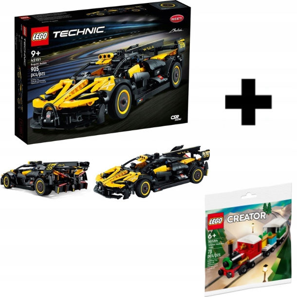 Lego Technic Bugatti Bolide 42151 Auto Lego 30584 Vánoční Sada