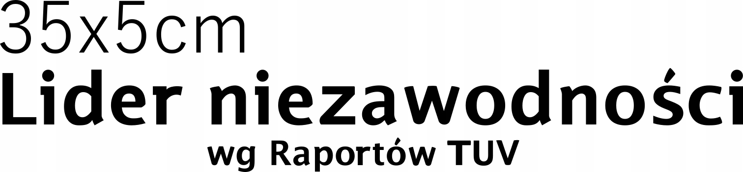

Naklejka Toyota Lider niezawodności 35x5cm