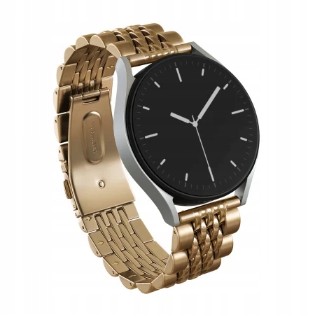 Burga Metal Royal uniwersalna bransoleta do zegarka 22mm złota