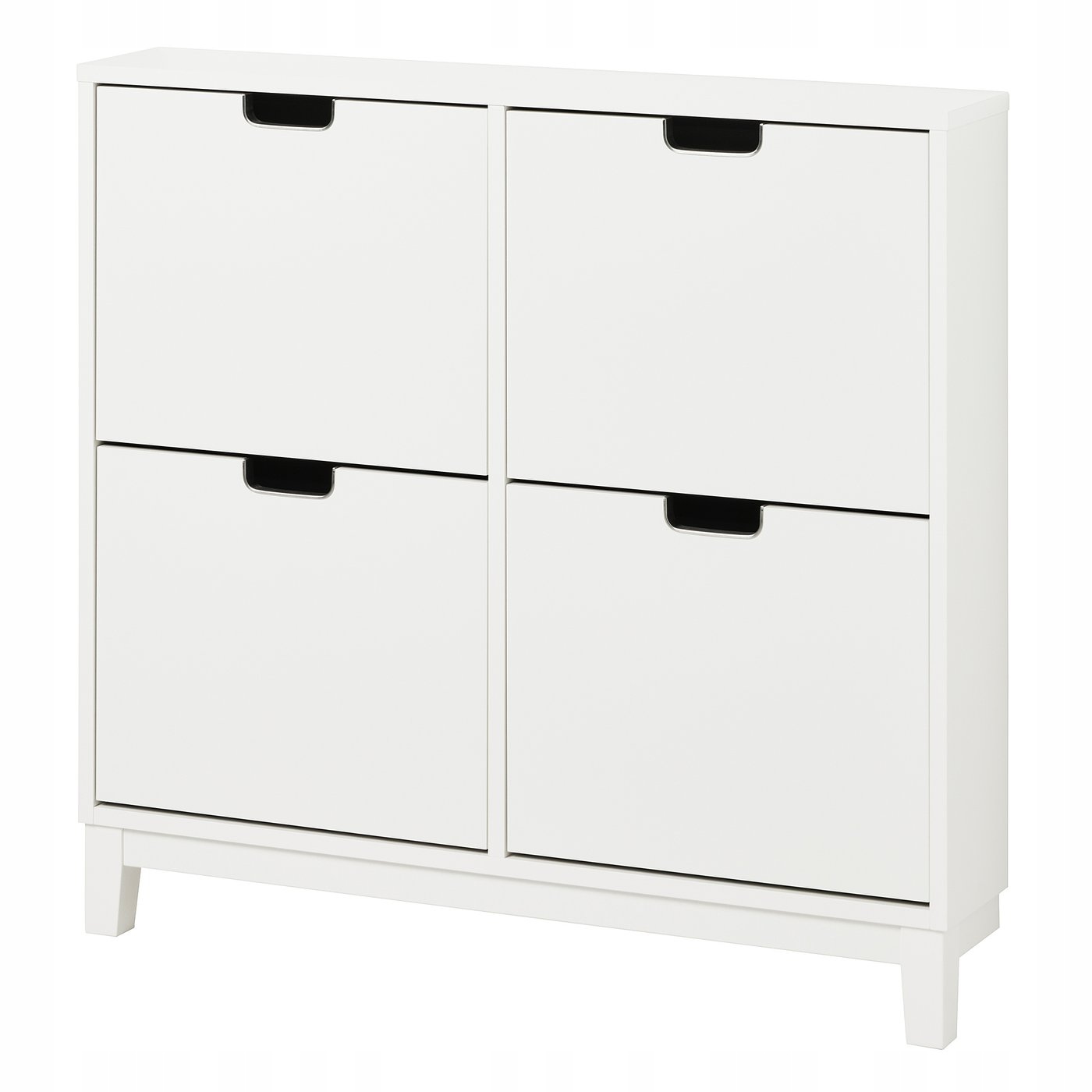 Szafka na buty 4 przegrody biały 96x17x90 cm Ställ