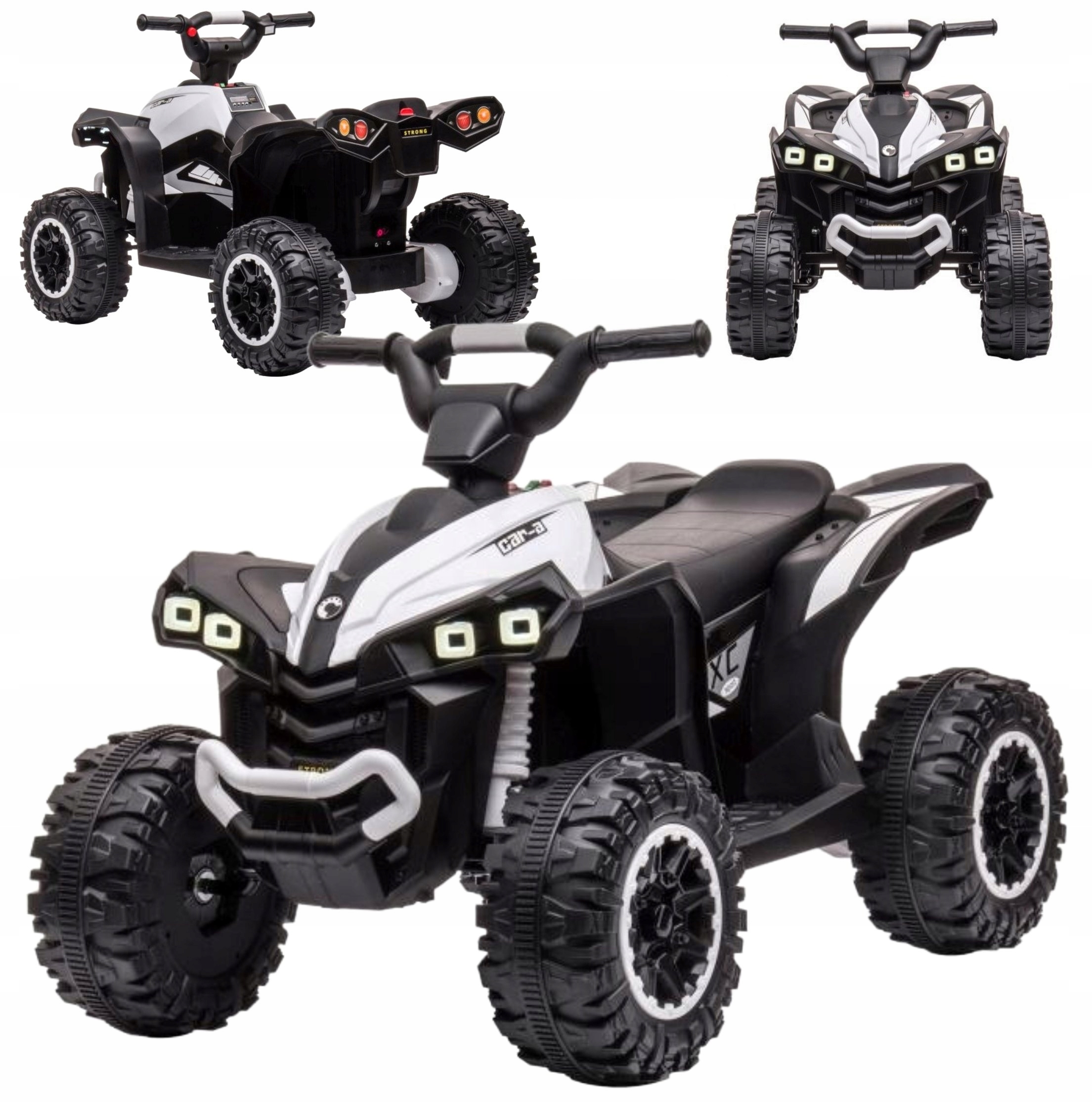 Duży Quad Elektryczny Dla Dzieci 12V 2x45W LED MP3 + Pilot Do Sterowania