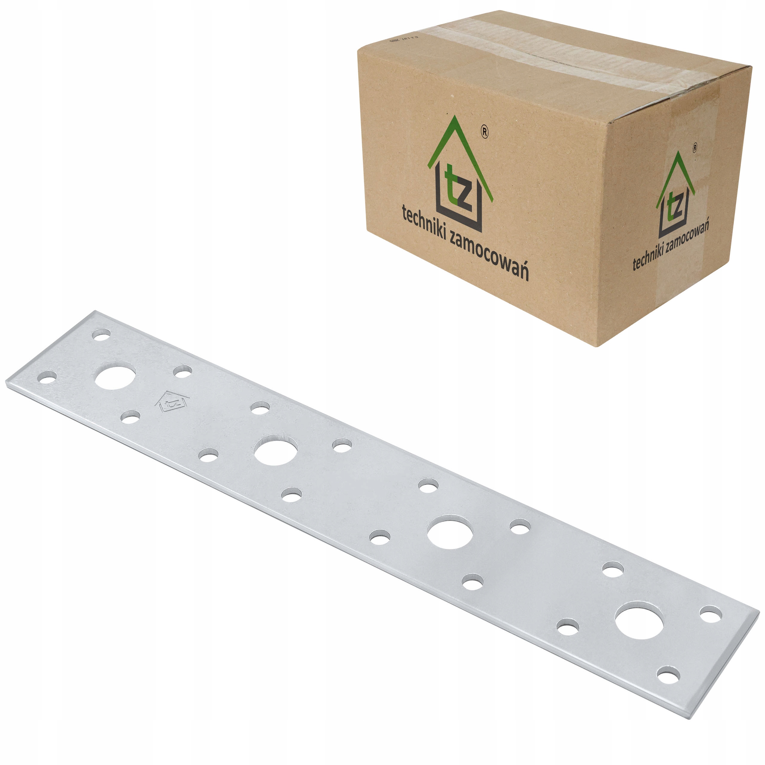 Tesařské spojky ploché 200 x 35 x 2,5 mm 50 ks Perforované destičky LP3