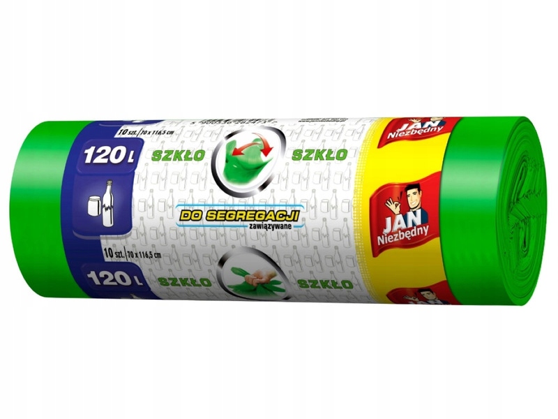 

Worki na śmieci Jan Niezbędny 120L Zielony