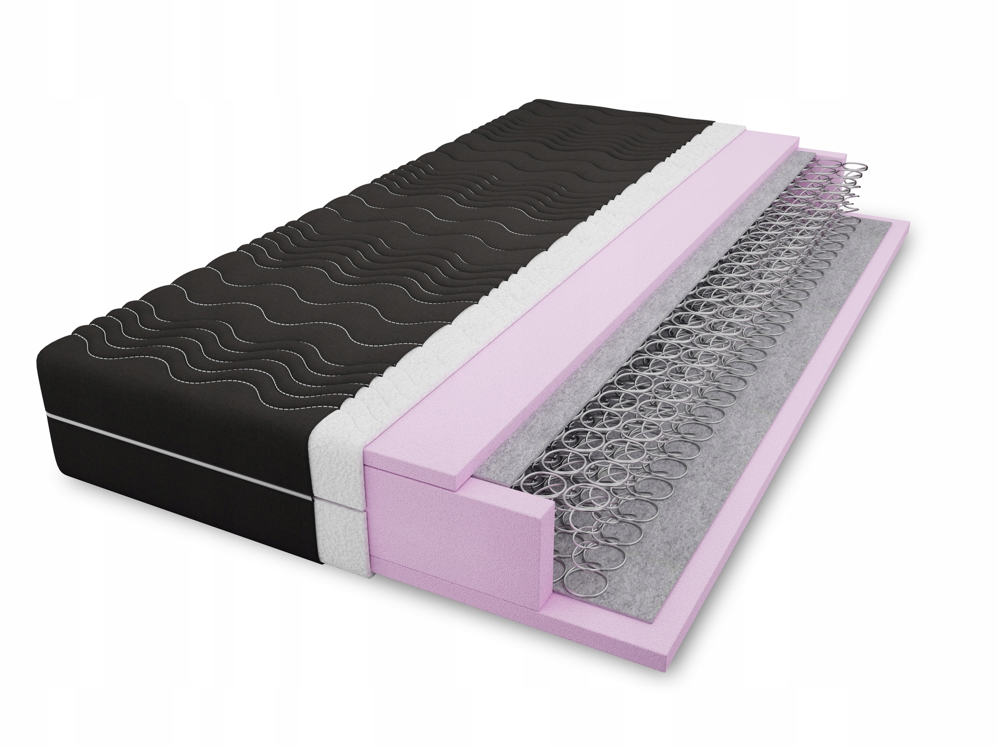 Materac Bonellowy BONELL BLACK 75x190 PRODUCENT na wymiar