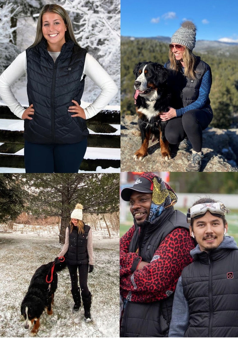 OGRZEWANA KAMIZELKA KURTKA BEZRĘKAWNIK USB L Linia regular