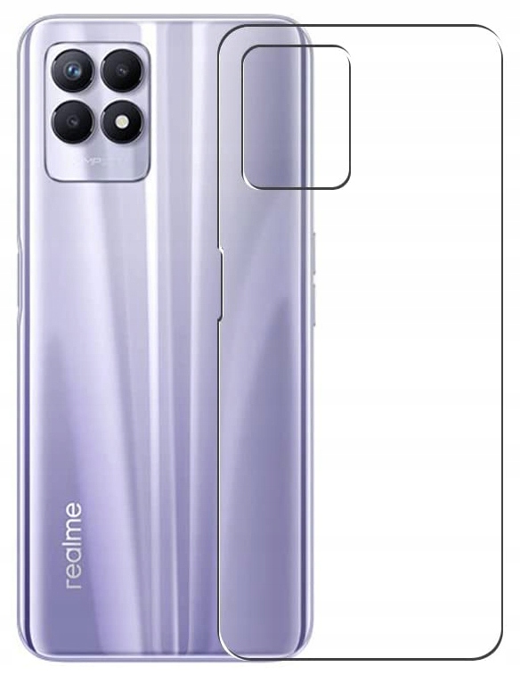 

Etui Silikon Do Realme 8i Szkło 9H