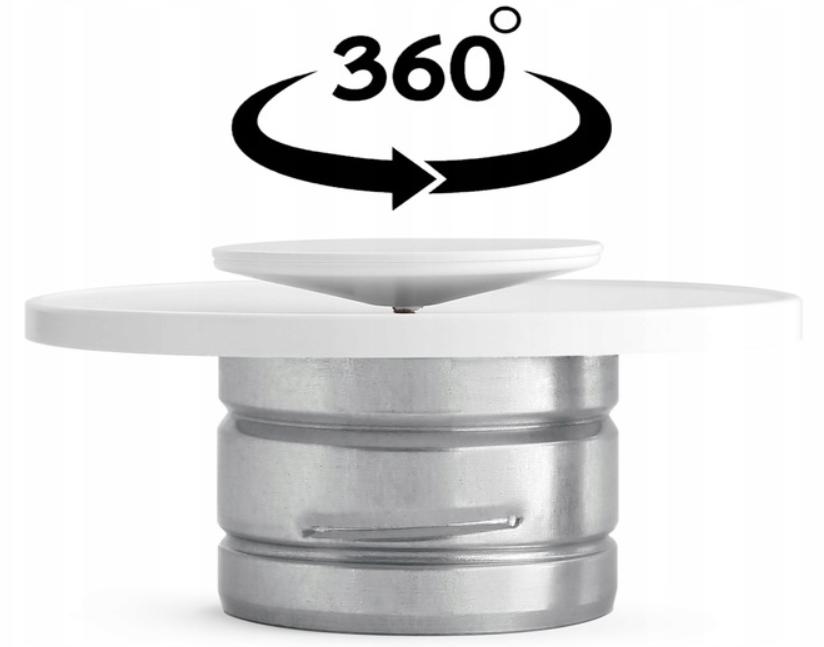 Anemostat metalowy kratka ASV 150 biały DARCO Kod producenta ASV150-MLB