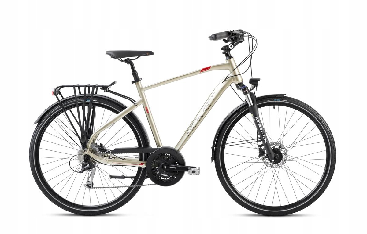 Rower trekkingowy ROMET Wagant 8 złoto-bordowy 28230607-A - 23 XL