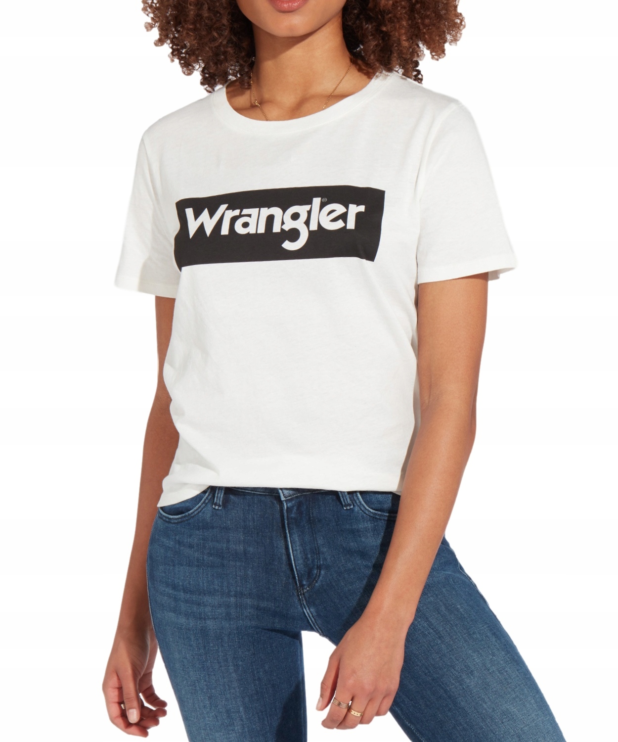 

T-shirt Wrangler Logo Tee W7P3EVX02 Offwhite S