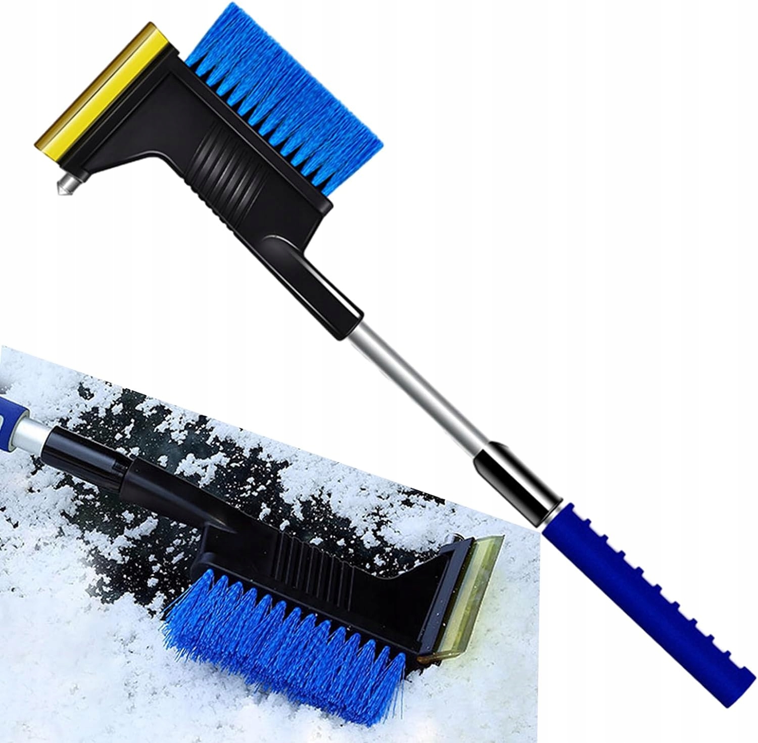 Skrobaczka samochodowa, Skrobaczka samochodowa 3 w 1, Szczotka do