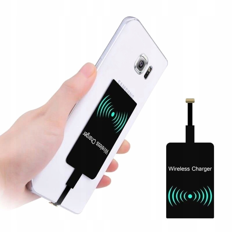 

Adapter Qi Ładowania Indukcyjnego Micro Usb