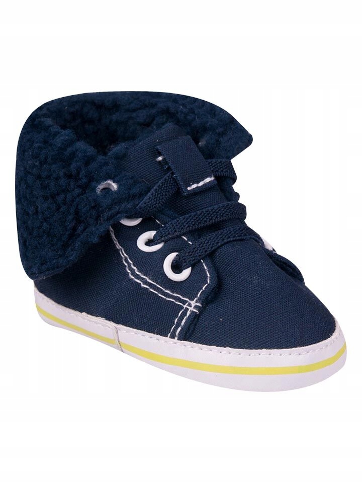 Yo! Buty Niechodki Buciki Wiązane Granat 0-6 r 16