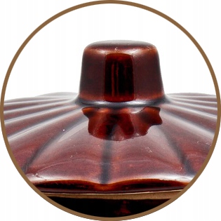 GARNEK BECZKA KAMIONKA POKRYWKA DO KISZENIA OGÓRKÓW KAPUSTY CERAMIKA 5L Marka ML