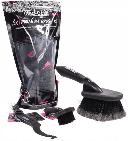 Muc-Off 220 Sada 3 kartáčů na mytí motocyklu