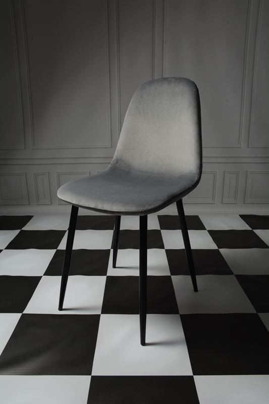 Krzesło Dankor Design dsw welur c.szary czarne Kod producenta 041329