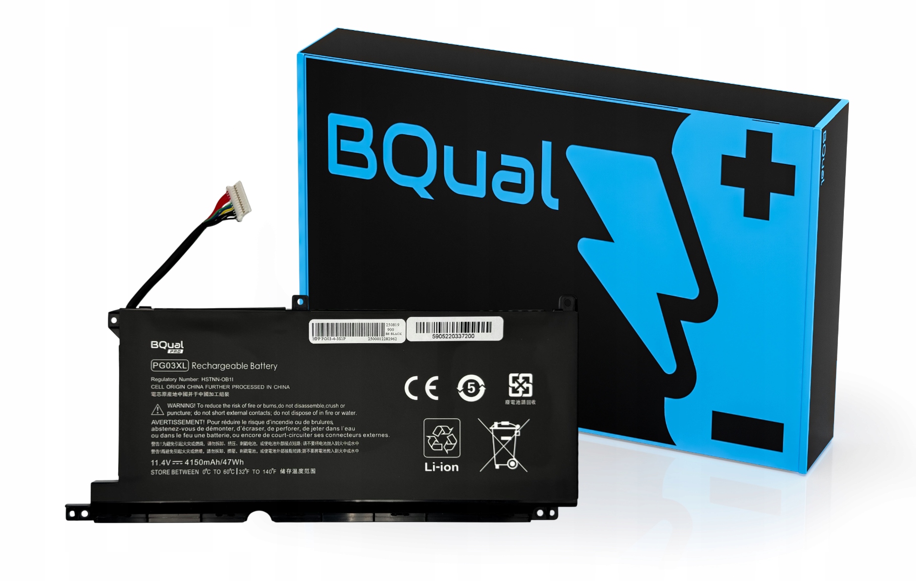 Bateria PG03XL HSTNN-DB9G do Hp Pavilion Gaming 15-DK 15-EC 16-A Series