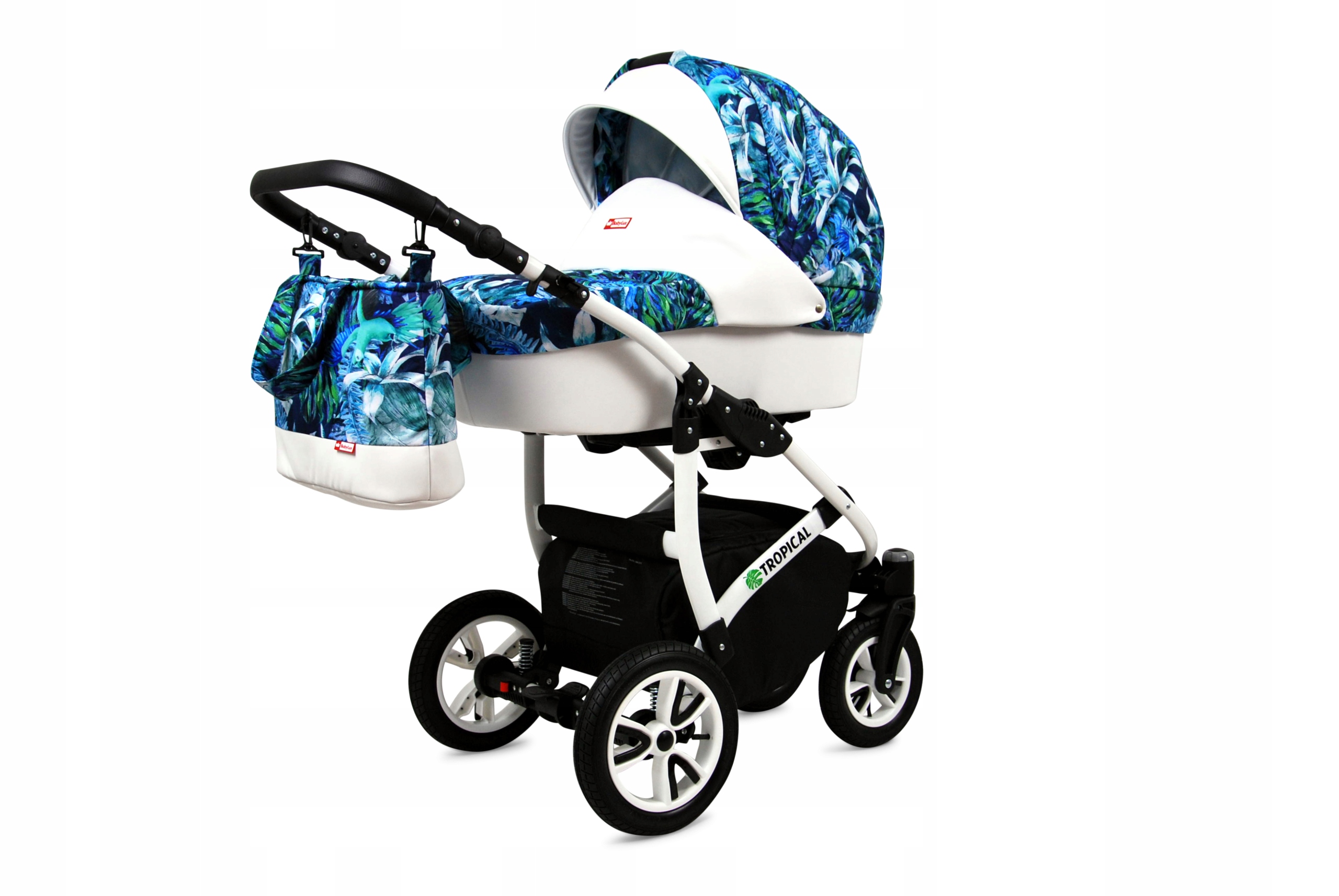 Wózek 4w1 dziecięcy BabyLux Tropical + baza Isofix Kod producenta 5903890852740