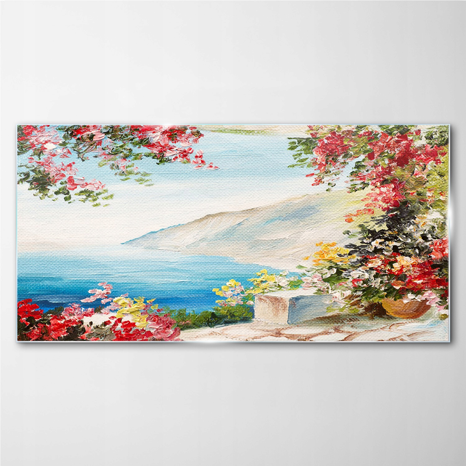 

Obraz szklany na ścianę Malarstwo morze 140x70 cm