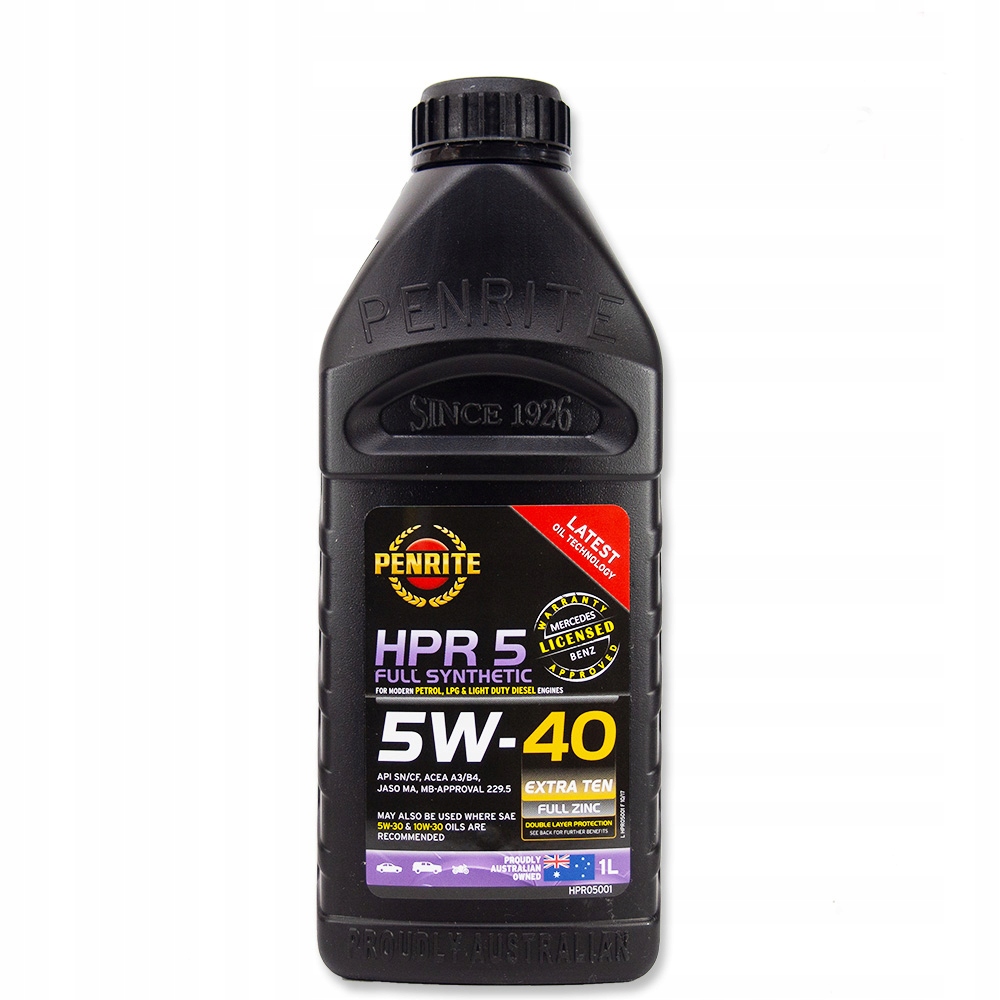 

Penrite Hpr 5 5W40 1L syntetyczny olej silnikowy