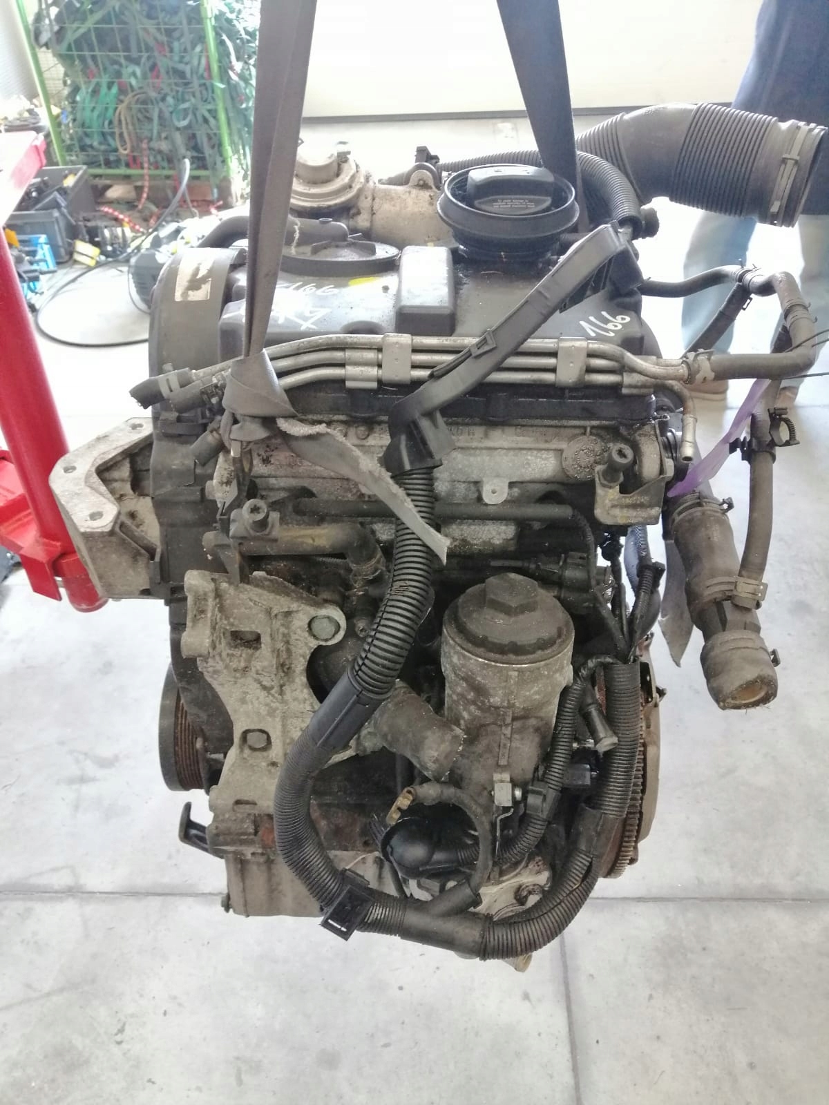 engine VW POLO 9N 1.4 TDI BAY pillar