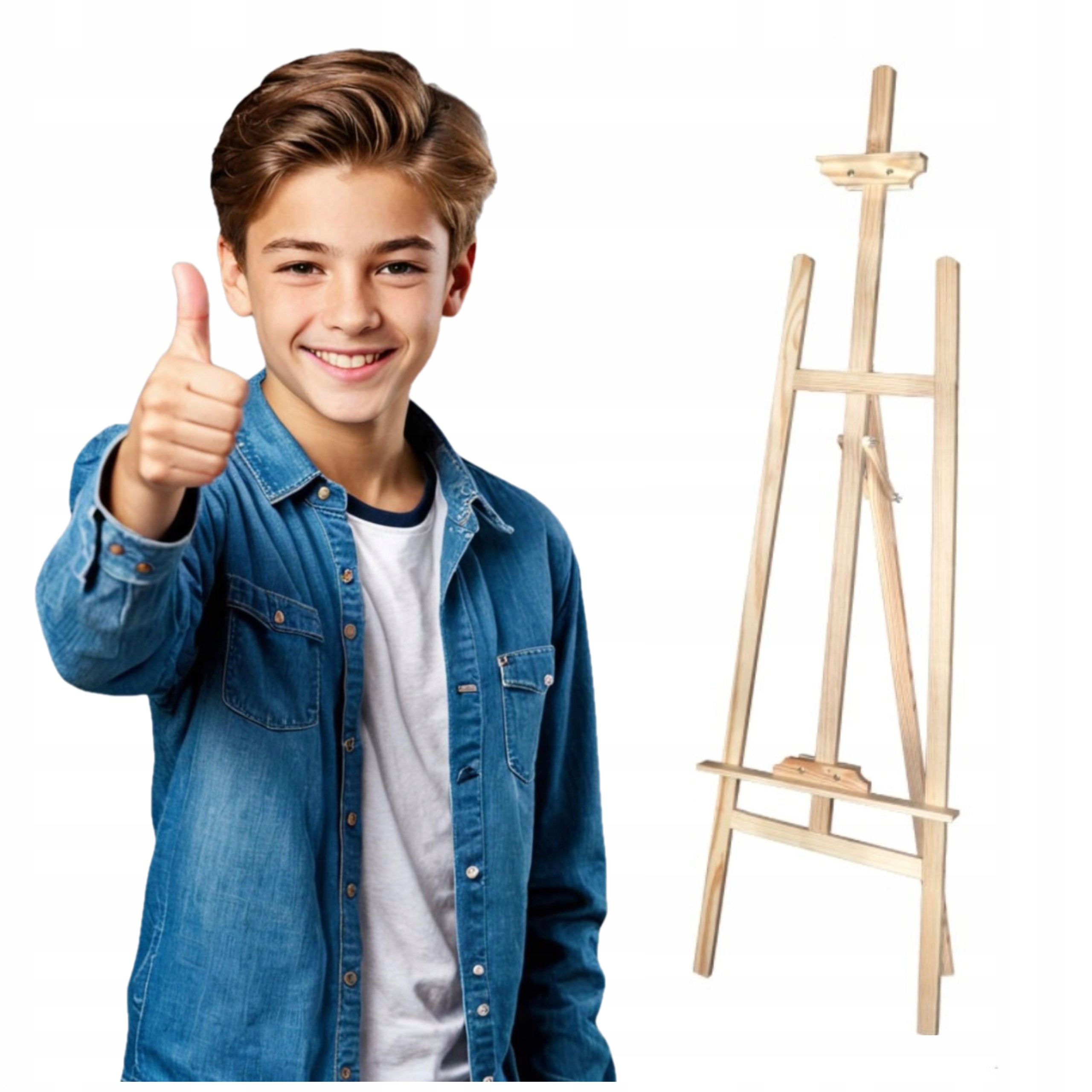 Dřevěný Umělecký Stojan Malířská Sada 145CM dárek Pod Plátno