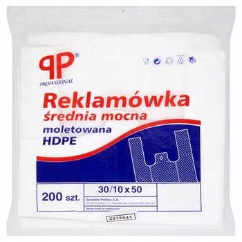 

Reklamówka moletowana Hdpe 30/10 x 50 200 sztuk