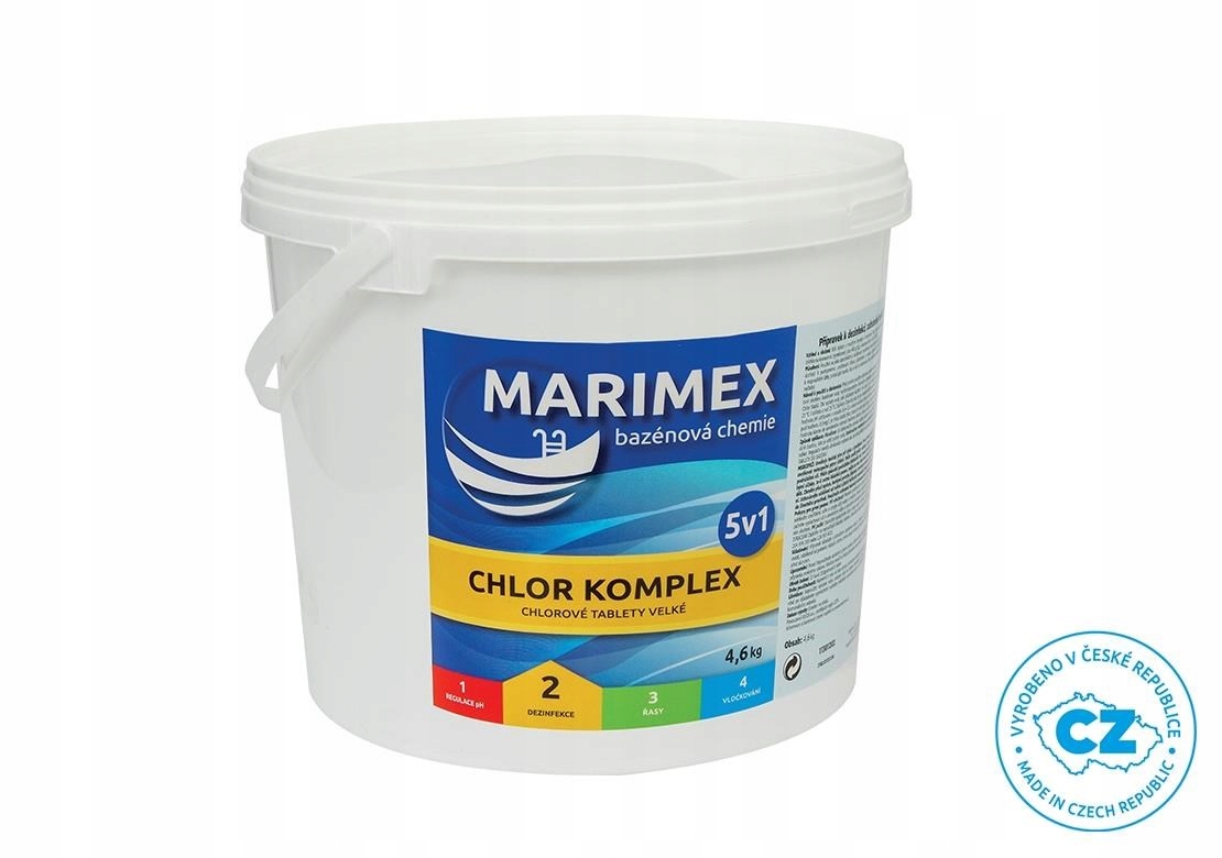 Marimex Komplex 5v1 4, 6 kg bazénová chemie Dezinfekce 11301604